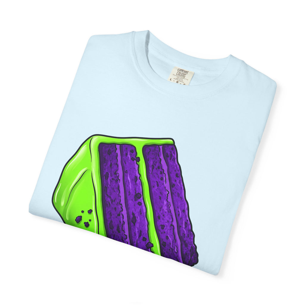 Cake Piece Shirt Desserts Pastries Gift Women Hand Drawn Tee Cake Slice T-Shirt Dessert Fan Illustrated Tshirt Pastry Design Brush Stroke