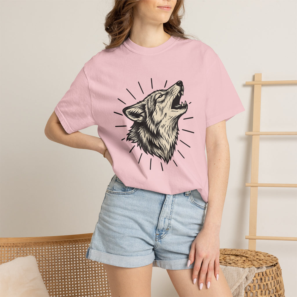 Wolf Muzzle Shirt Wolf Fauna Gift Women Sketch Tee Wolf Face T-Shirt Wolf Fan Canine Graphic Tshirt Drawing Illustration Wildlife Graphic