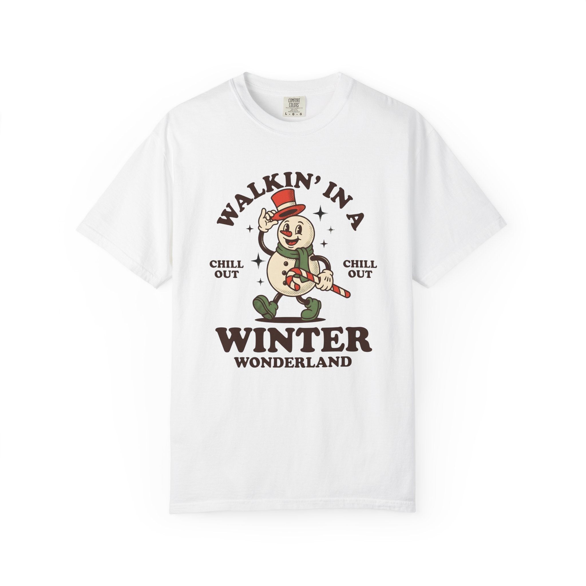 Snowman Peppermint Stick Shirt Christmas Cold Season Gift Women Antique Tee Frosty T-Shirt Winter Fan Vintage Tshirt Frosty Graphic Old