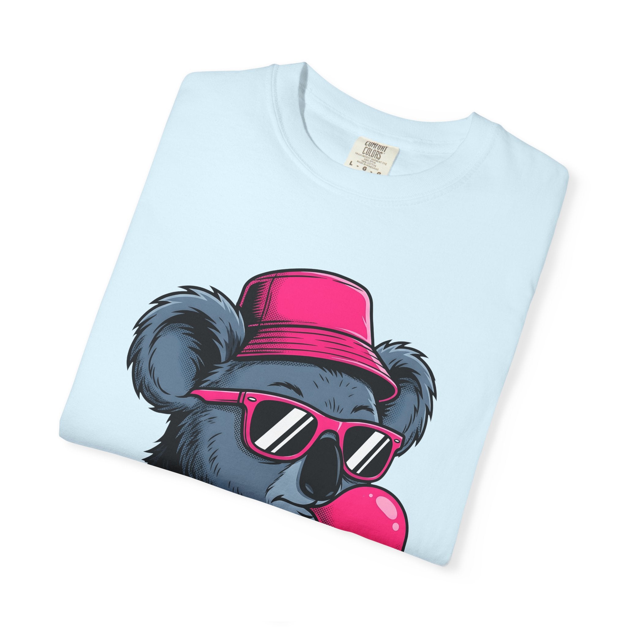 Koala Shades Shirt Animals Comedy Gift Women Doodle Tee Koala T-Shirt Animal Fan Cartoon Tshirt Humor Graphic Classic Chewing Gum Tshirt