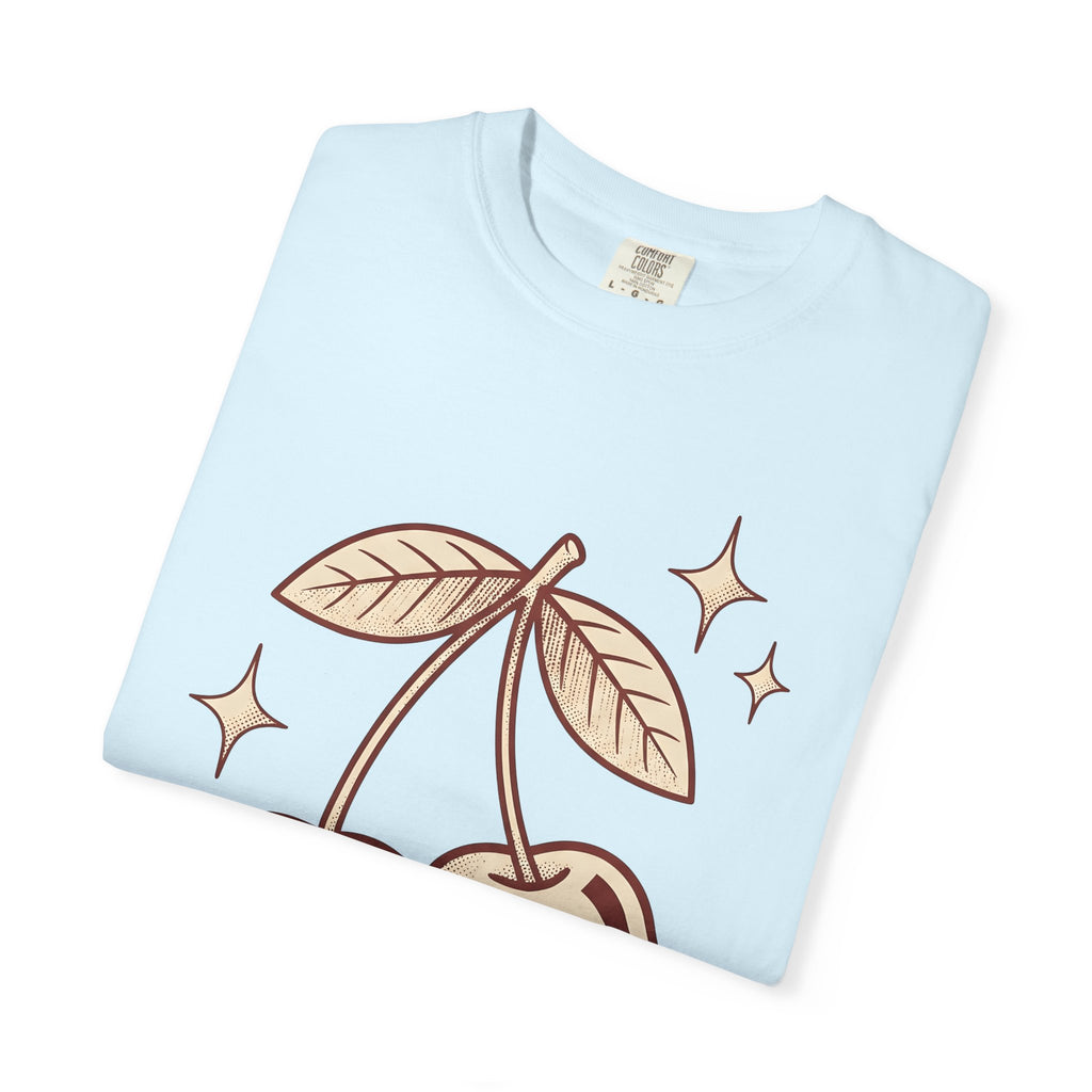 Cherry Berry Shirt Fruit Style Gift Women Classic Tee Berry T-Shirt Fruit Fan Vintage Tshirt Fashion Graphic Old School Sparkles Tshirt