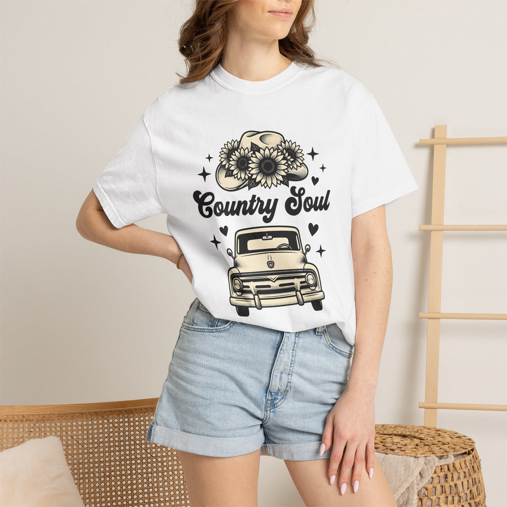 Vintage Truck Shirt Cowgirl Western Gift Women Country Tee Classic Truck T-Shirt Rodeo Fan Rustic Tshirt Western Graphic Retro Cowboy Hat