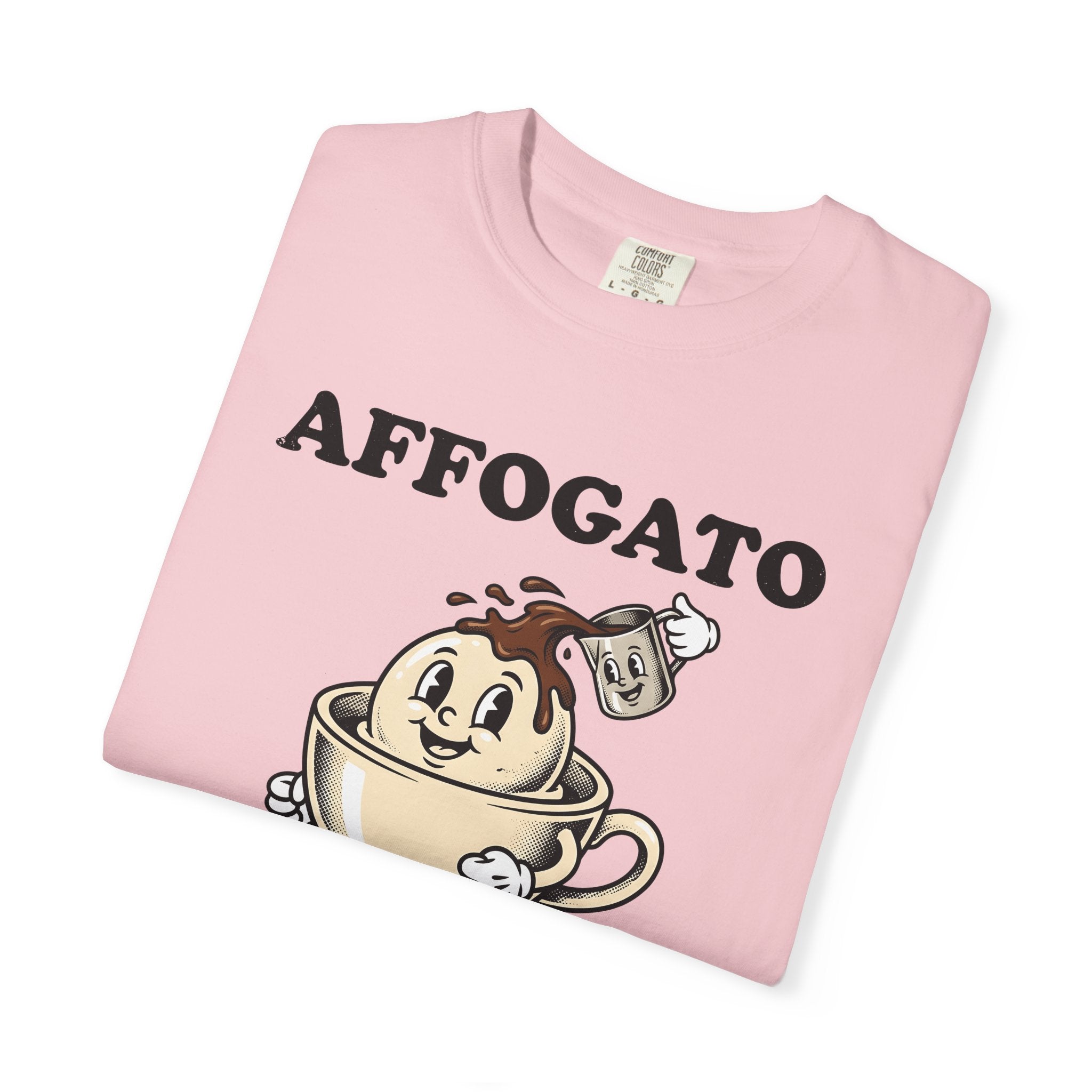 Coffee Ice Cream Cone Shirt Coffee Cuisine Gift Women Animated Tee Ice Cream Cone T-Shirt Coffee Fan Cartoon Tshirt Food Graphic Hand Drawn