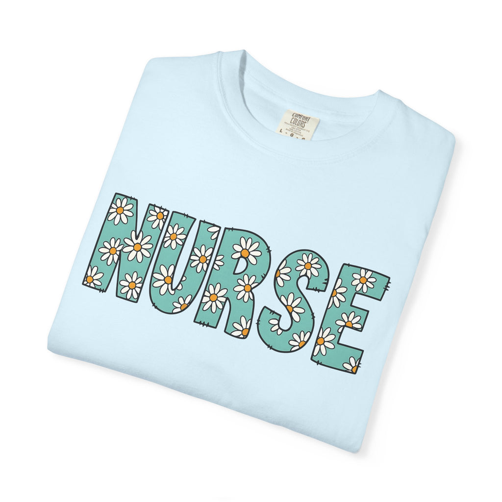 Daisy Quote Shirt Nurse Bouquet Gift Women Adorable Tee Flower T-Shirt Nursing Enthusiast Floral Tshirt Floral Graphic Sketch Bloom Tshirt