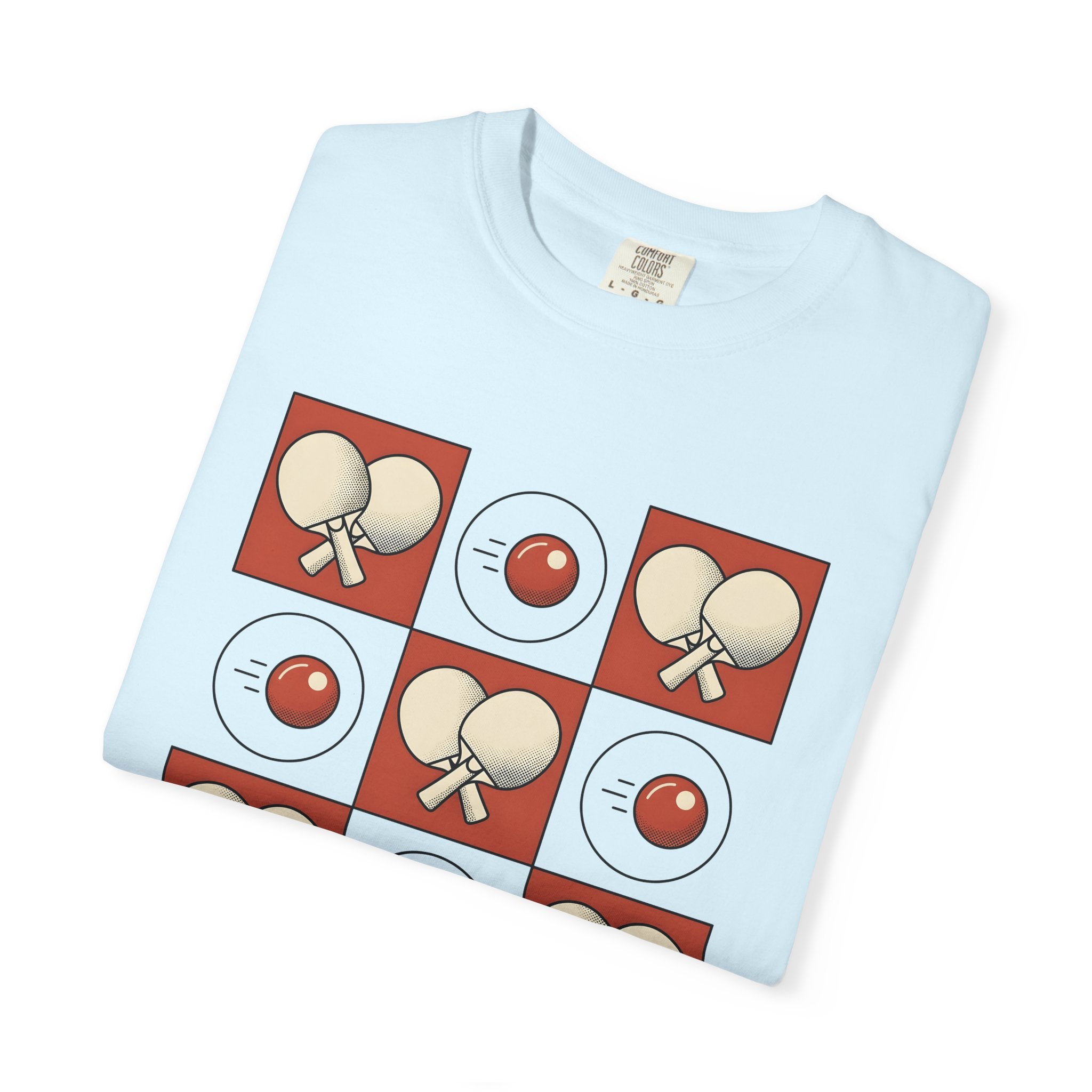Table Tennis Paddles Shirt Sports Board Games Gift Women Comic Tee Ping Pong Bat T-Shirt Athlete Fan Tabletop Graphic Vintage Ping Pong Ball