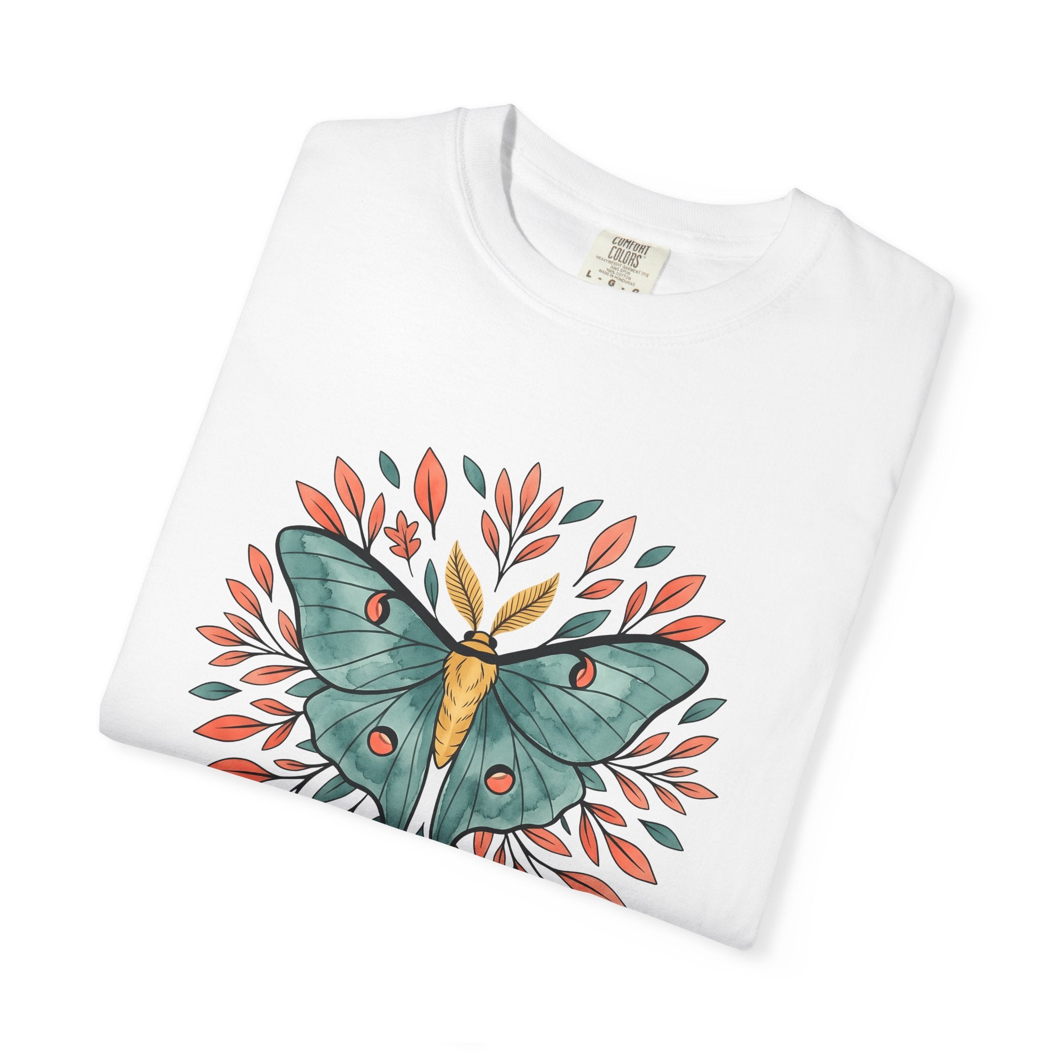 Luna Bug Shirt Boho Chic Environment Gift Women Brushstroke Tee Firefly T-Shirt Bohemian Fan Watercolor Tshirt Ecological Graphic Classic