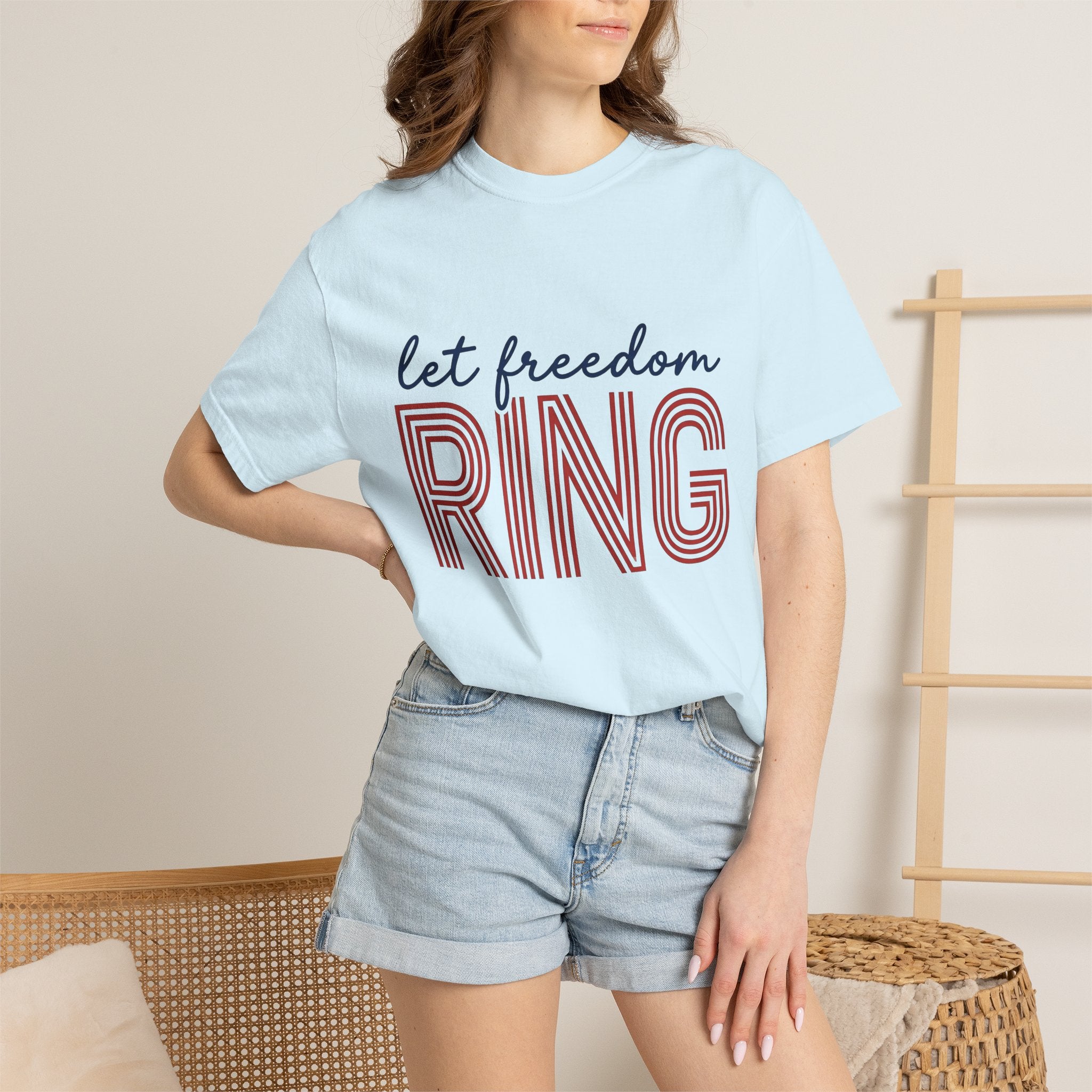 Patriotic Quote Shirt America/4th Of July Rights Gift Women Chunky Tee Saying T-Shirt Independence Fan Inspirational Tshirt Freedom Graphic