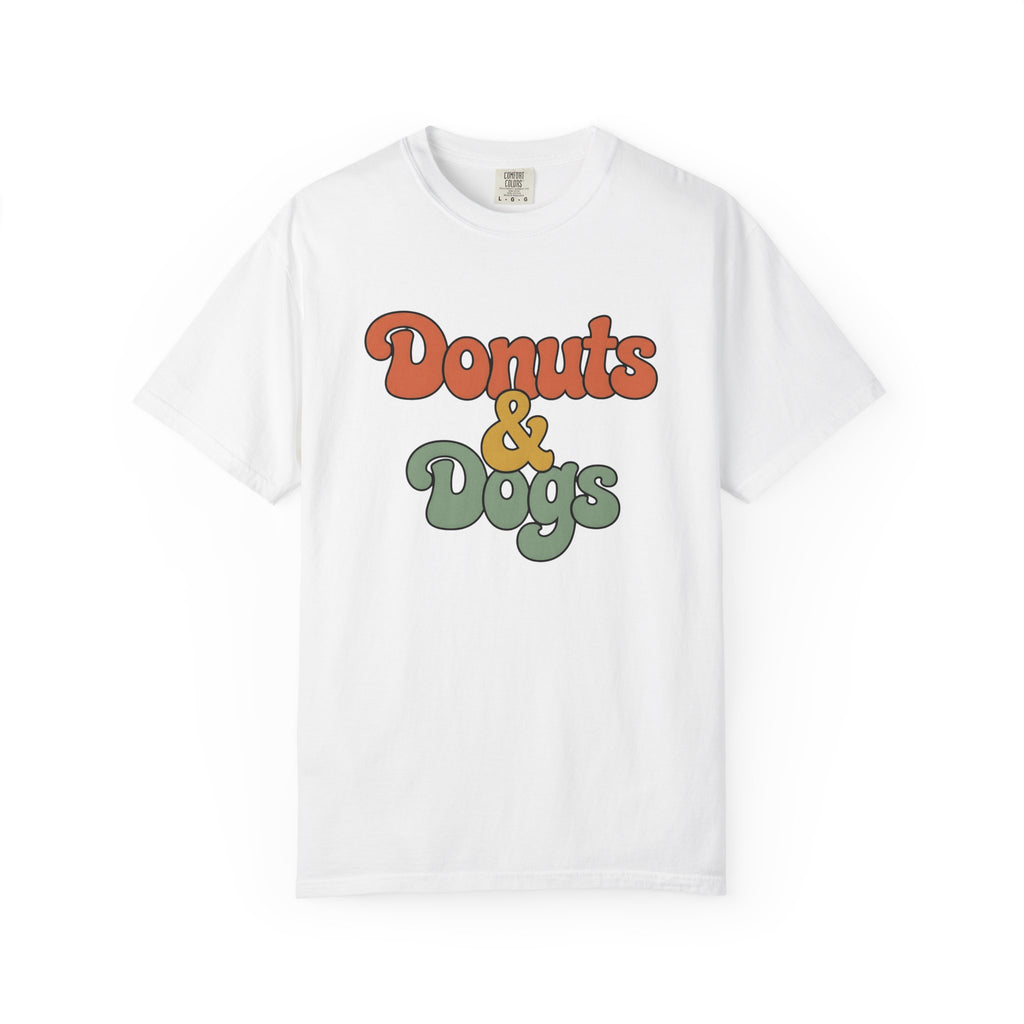 Retro Text Graphic Shirt Desserts Pets Gift Women Playful Tee Typography T-Shirt Sweets Fan Fun Tshirt Animal Graphic Bold Groovy Font