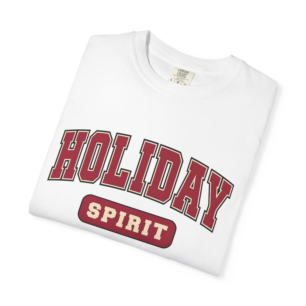 Varsity Font Shirt Holiday Celebration Gift Women Heavy Tee Alphabet T-Shirt Party Fan Typography Tshirt Party Graphic Classic Streamer