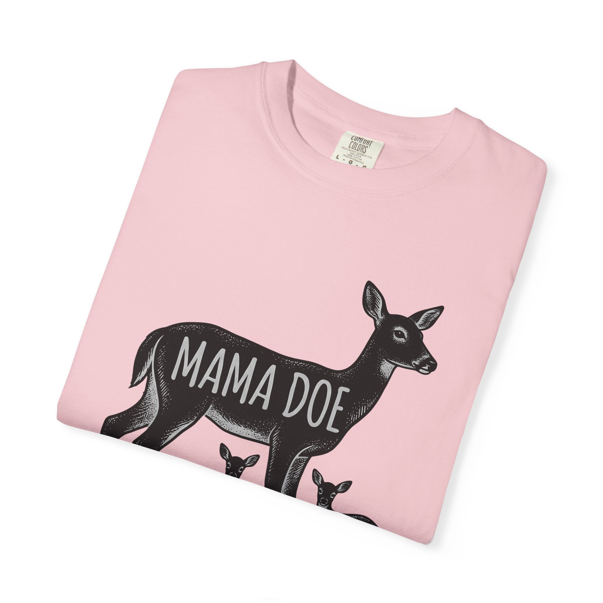 Doe Family Shirt Moms Wildlife Gift Women Retro Tee Deer Family T-Shirt Motherhood Fan Vintage Tshirt Wildlife Graphic Sketch Baby Deer