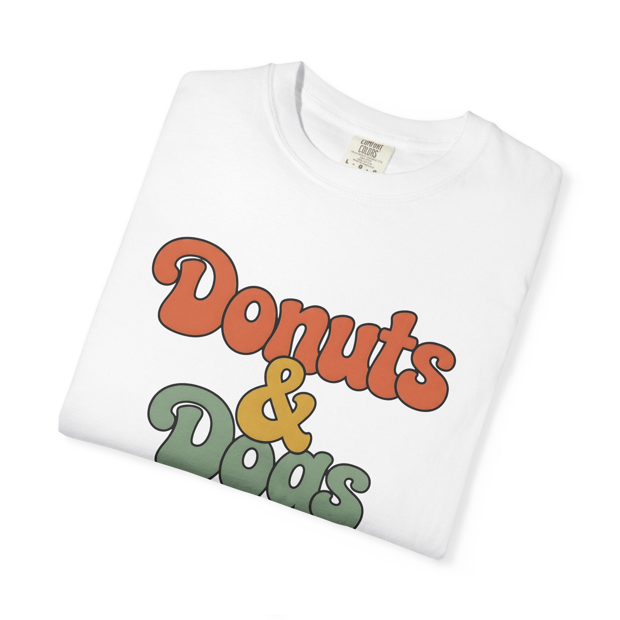 Retro Text Graphic Shirt Desserts Pets Gift Women Playful Tee Typography T-Shirt Sweets Fan Fun Tshirt Animal Graphic Bold Groovy Font