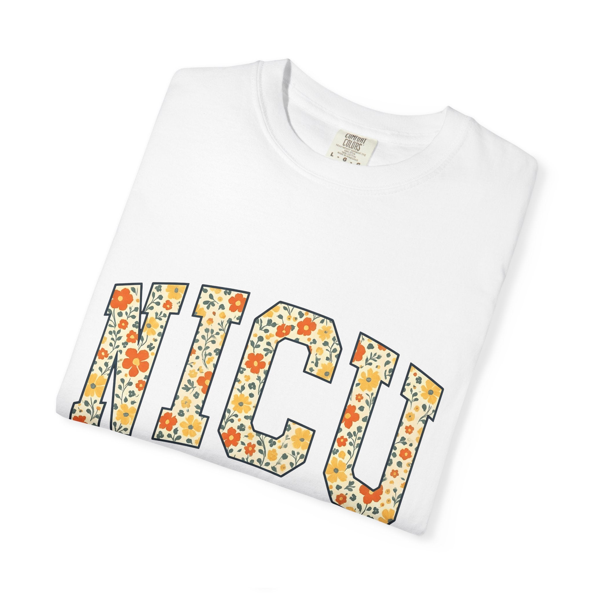Flower Varsity Letters Shirt Nurses Clinic Gift Women Gypsy Tee Floral T-Shirt Nurse Fan Bohemian Tshirt Medical Graphic Classic Petals