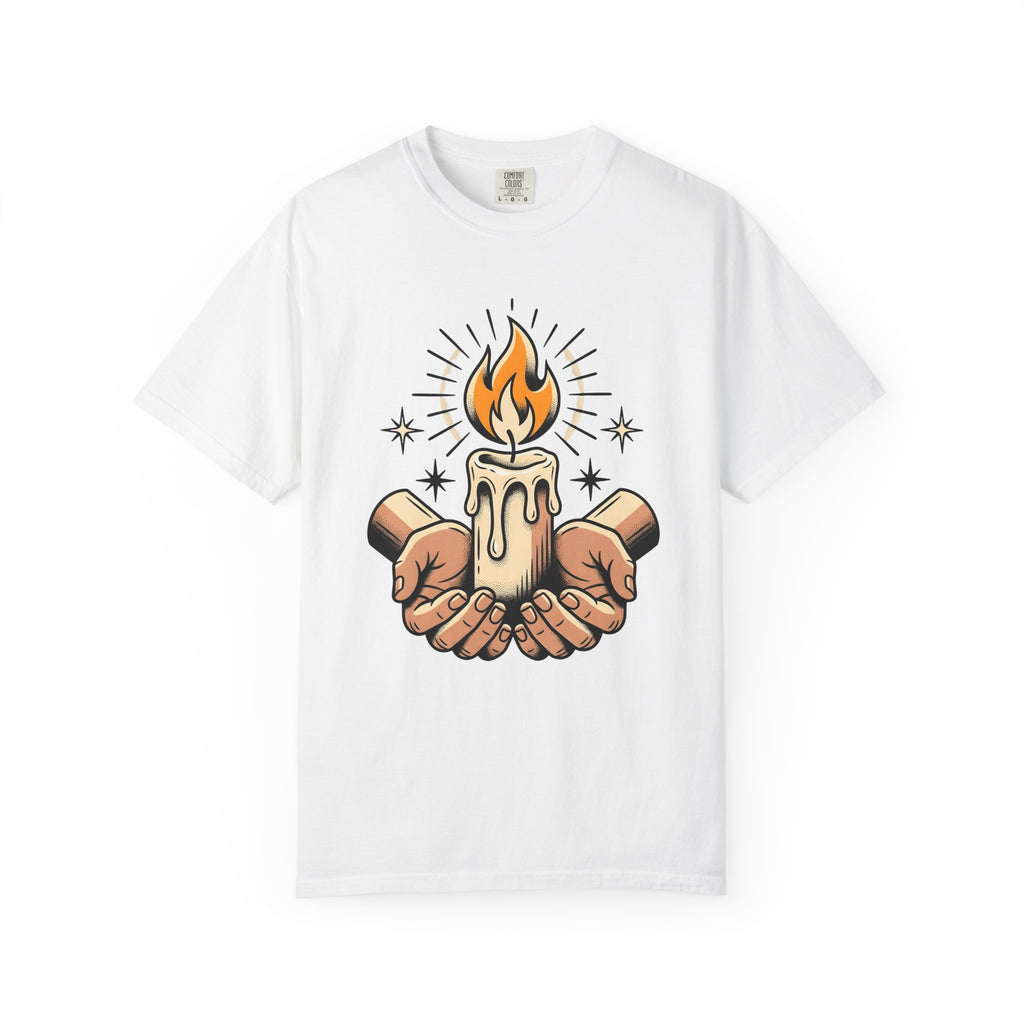 Wax Fingers Shirt Boho Chic Energy Gift Women Classic Tattoo Tee Finger T-Shirt Bohemian Fan Tattooed Tshirt Vibrations Graphic Line Art
