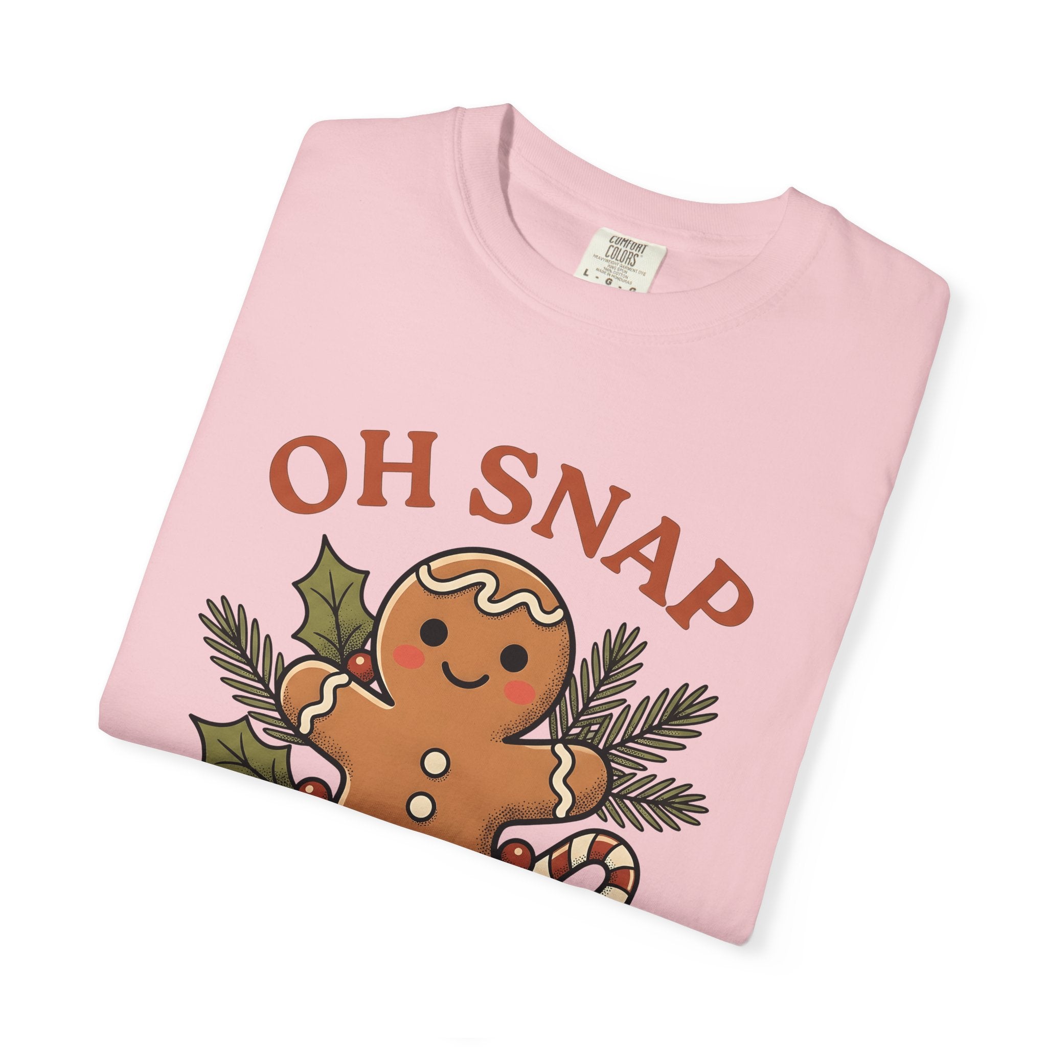 Gingerbread Treat Shirt Holiday Seasonal Gift Women Playful Tee Cookie T-Shirt Christmas Fan Cookie Art Tshirt Winter Graphic Classic Wreath