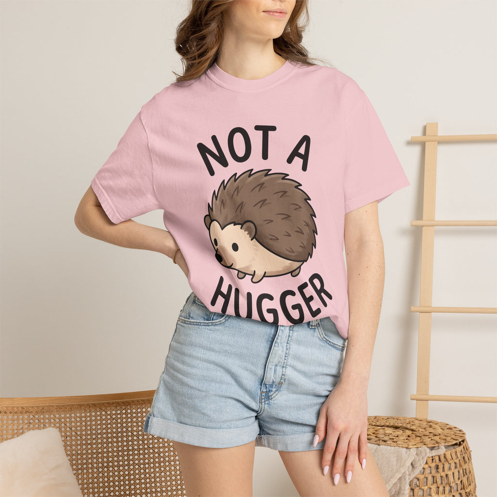 Hedgehog Drawing Shirt Cute Pets Gift Women Anime Tee Porcupine T-Shirt Adorable Fan Cartoon Tshirt Pet Graphic Caricature Animal Joke