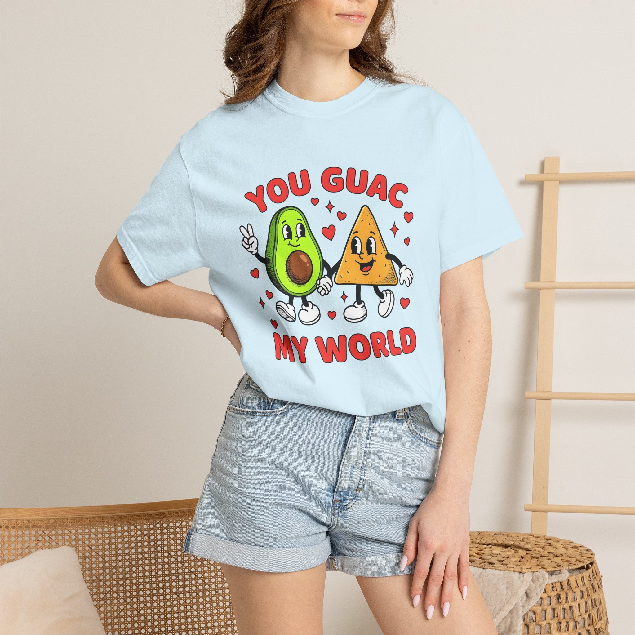 Avocado Crisp Shirt St Valentine's Day Cuisine Gift Women Comic Tee Avocado Chip T-Shirt Valentine Fan Cartoon Tshirt Food Graphic Vintage