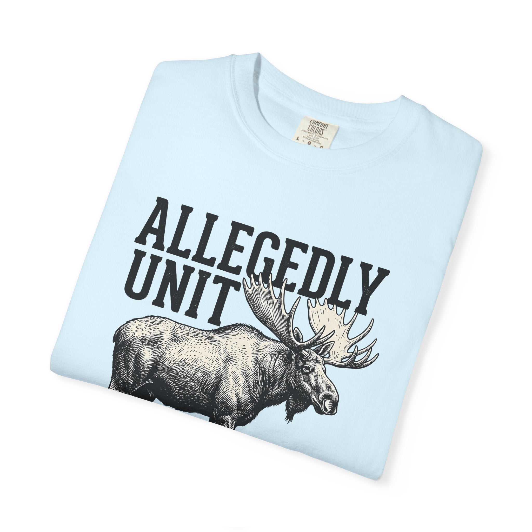 Moose Graphic Shirt Funny Animal Gift Women Vintage Tee Elk T-Shirt Humor Fan Retro Tshirt Wildlife Graphic Hand Drawn Grass Tshirt