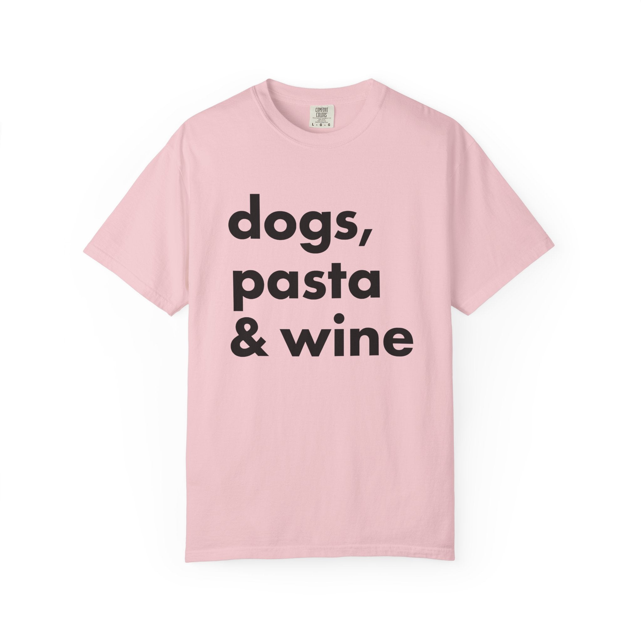 Bold Lettering Design Shirt Dog Gourmet Gift Women Contemporary Tee Typography T-Shirt Dog Fan Minimalist Tshirt Gourmet Design Graphic