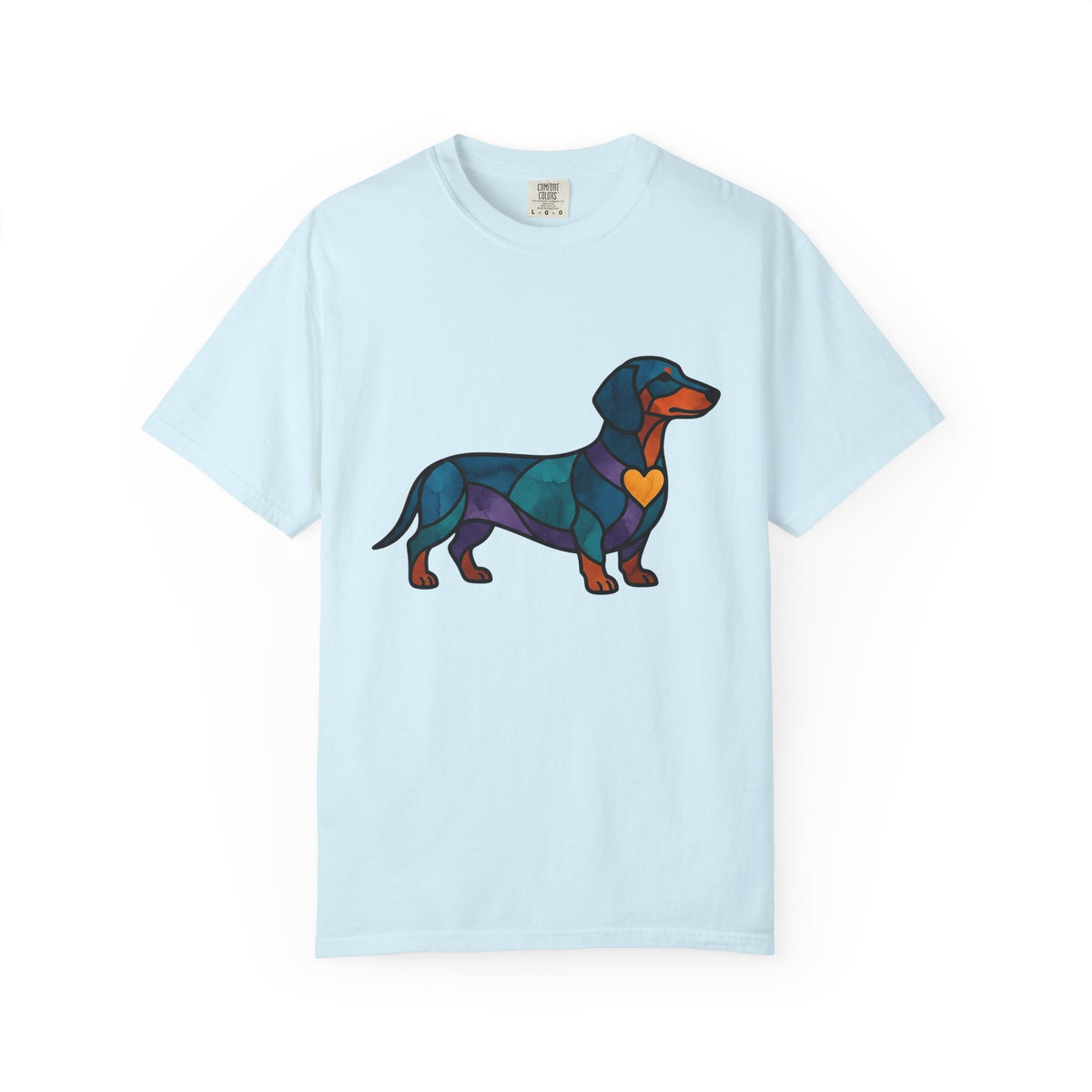 Wiener Dog Shirt Dog Creatures Unisex Gift Fused Glass Tee Dachshund T-Shirt Dog