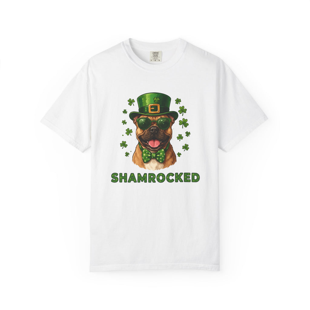 Canine Leprechaun Shirt St Patrick's Day Animal Gift Women Animated Tee Dog Leprechaun T-Shirt St Patricks Fan Cartoon Tshirt Pet Graphic