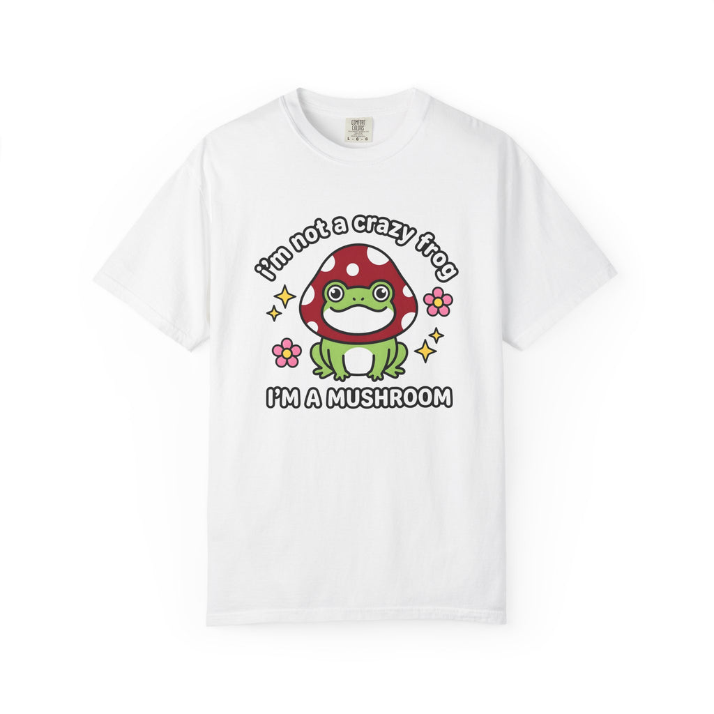 Amphibian Mushroom Shirt Funny Critter Gift Women Playful Tee Fungus T-Shirt Humor Fan Cartoon Tshirt Creature Graphic Illustrated Buds