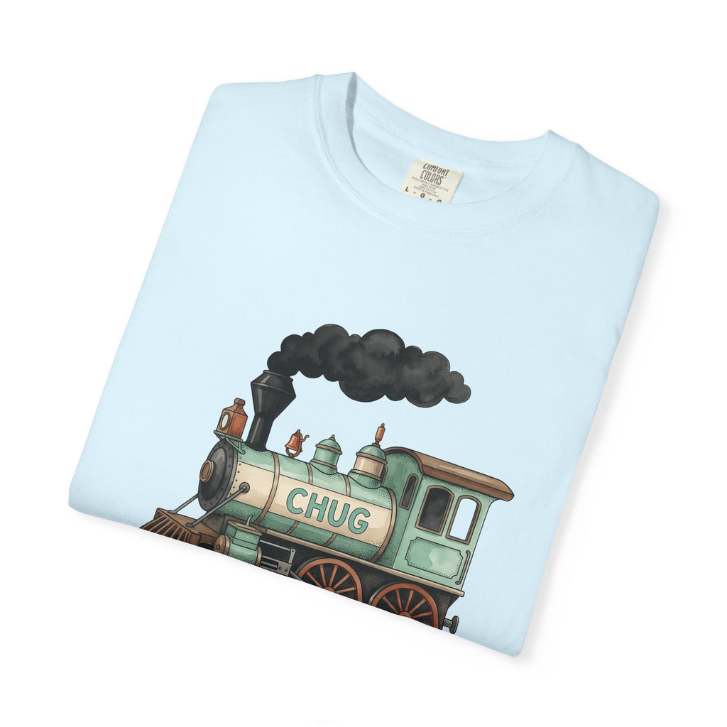 Steam Locomotive Shirt Trains Vehicles Gift Women Retro Tee Locomotive T-Shirt Train Fan Railroad Tshirt Automobile Graphic Sketch Steam
