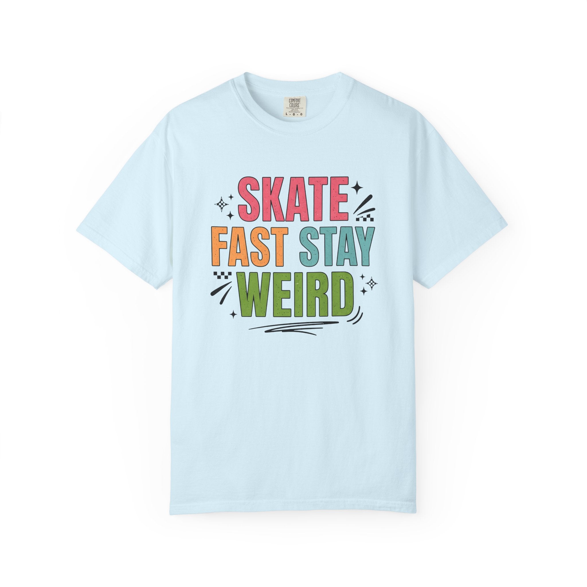 Classic Skate Lettering Shirt Skateboarding Apparel Gift Women Strong Tee Typography T-Shirt Skater Enthusiast Graphic Tee Clothing Graphic