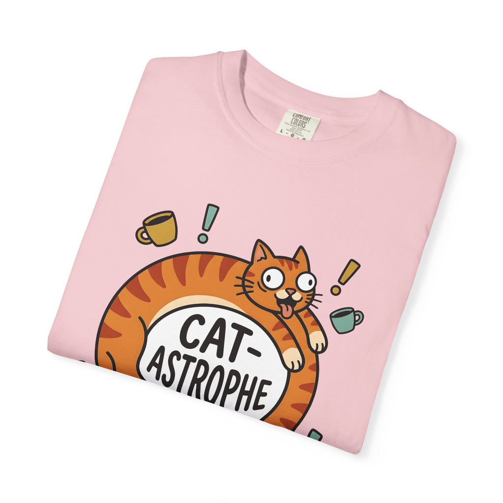 Ginger Cat Shirt Funny Wildlife Gift Women Comic Tee Orange Cat T-Shirt Humor Fan Cartoon Tshirt Animal Graphic Sketch Mug Tshirt