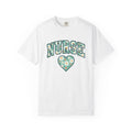 Blossom Heart Shirt Nurse Plants Gift Women Graphic Tee Heart T-Shirt Healthcare Enthusiast Illustration Design Floral Graphic Classic Daisy