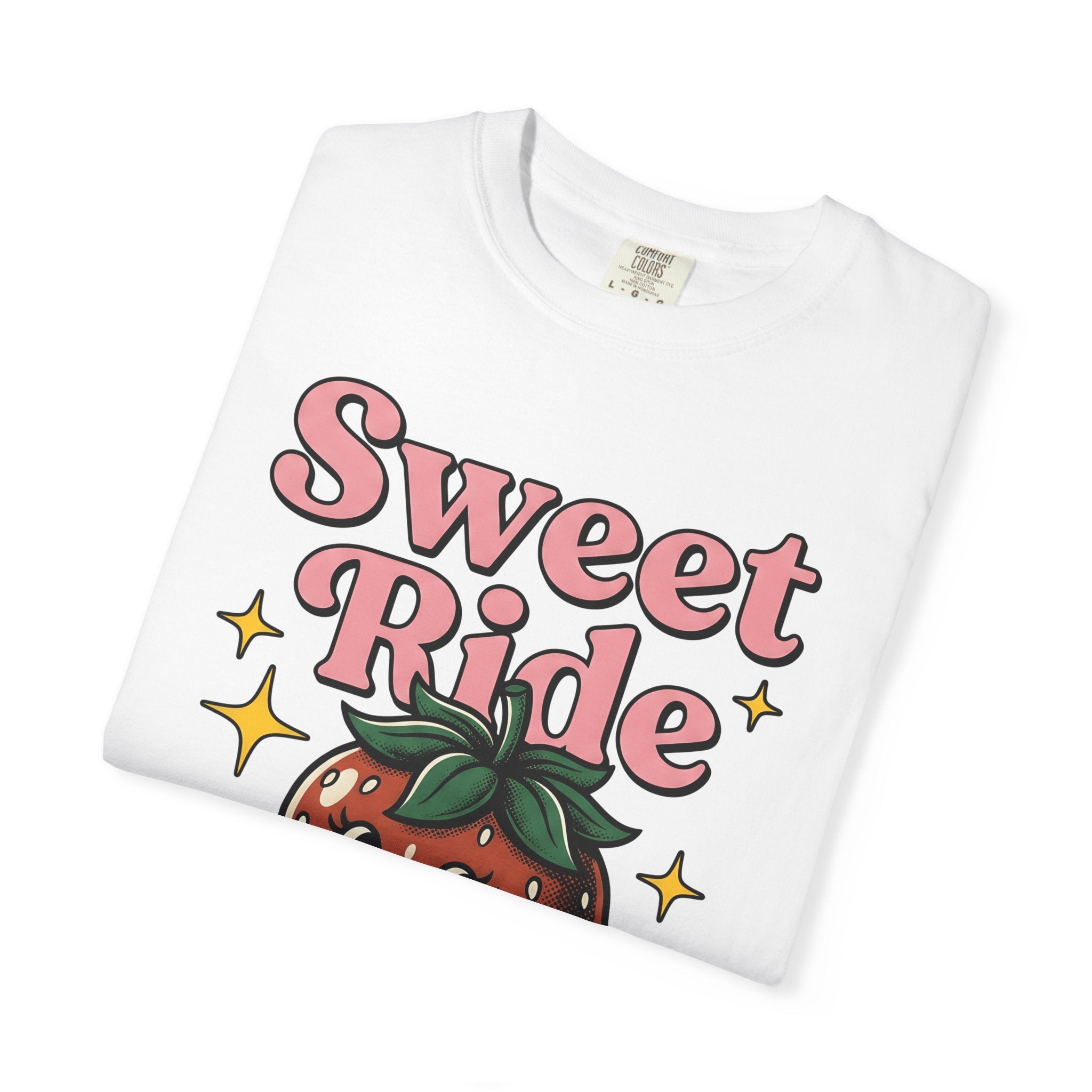 Strawberry Character Shirt Cute Fruit Gift Women Cartoon Tee Berry T-Shirt Adorable Fan Kawaii Tshirt Fruit Graphic Retro Stars Tshirt