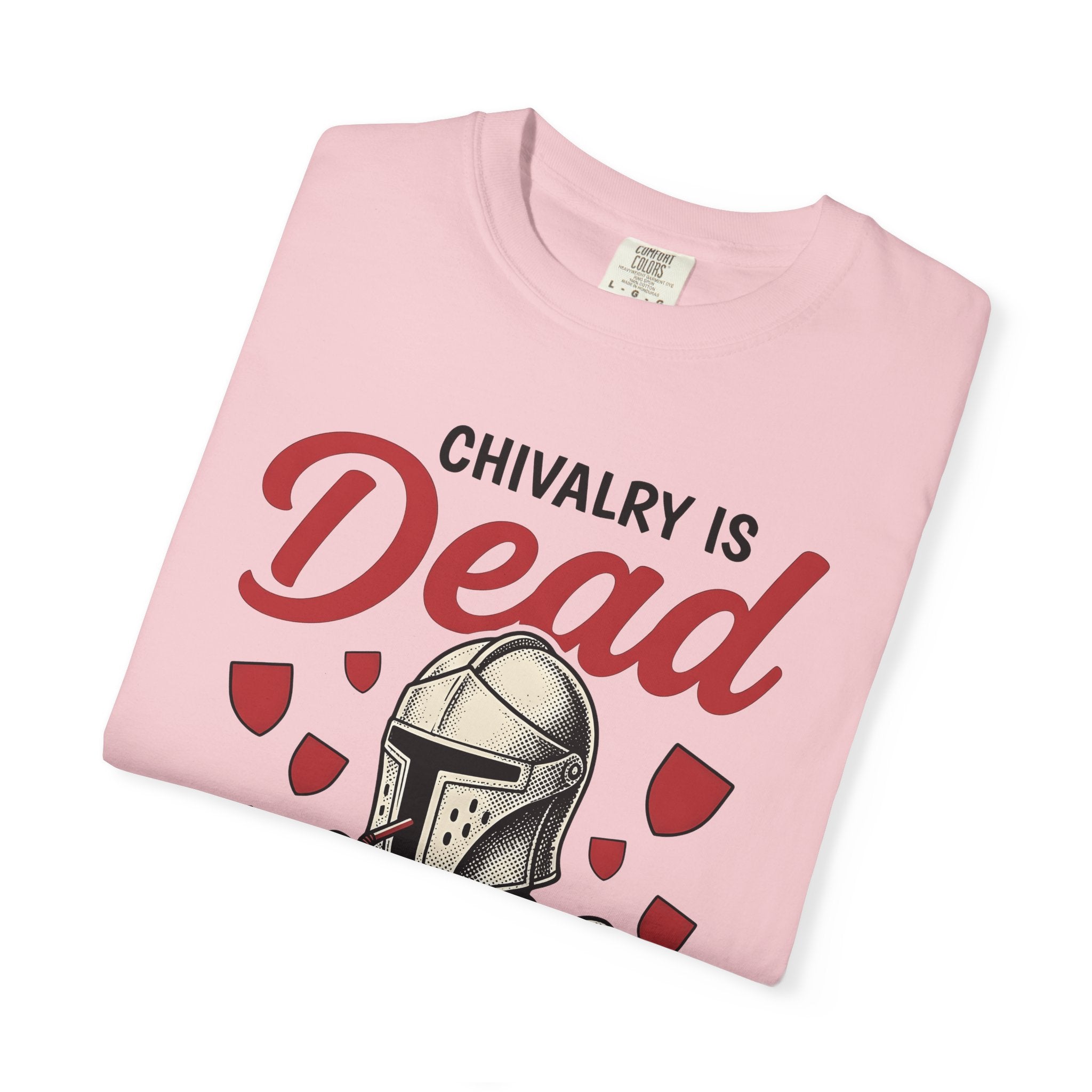 Knight Armor Shirt St. Valentine's Day Comedy Gift Women Retro Tee Armour T-Shirt Valentine Fan Vintage Tshirt Humor Graphic Hand Drawn