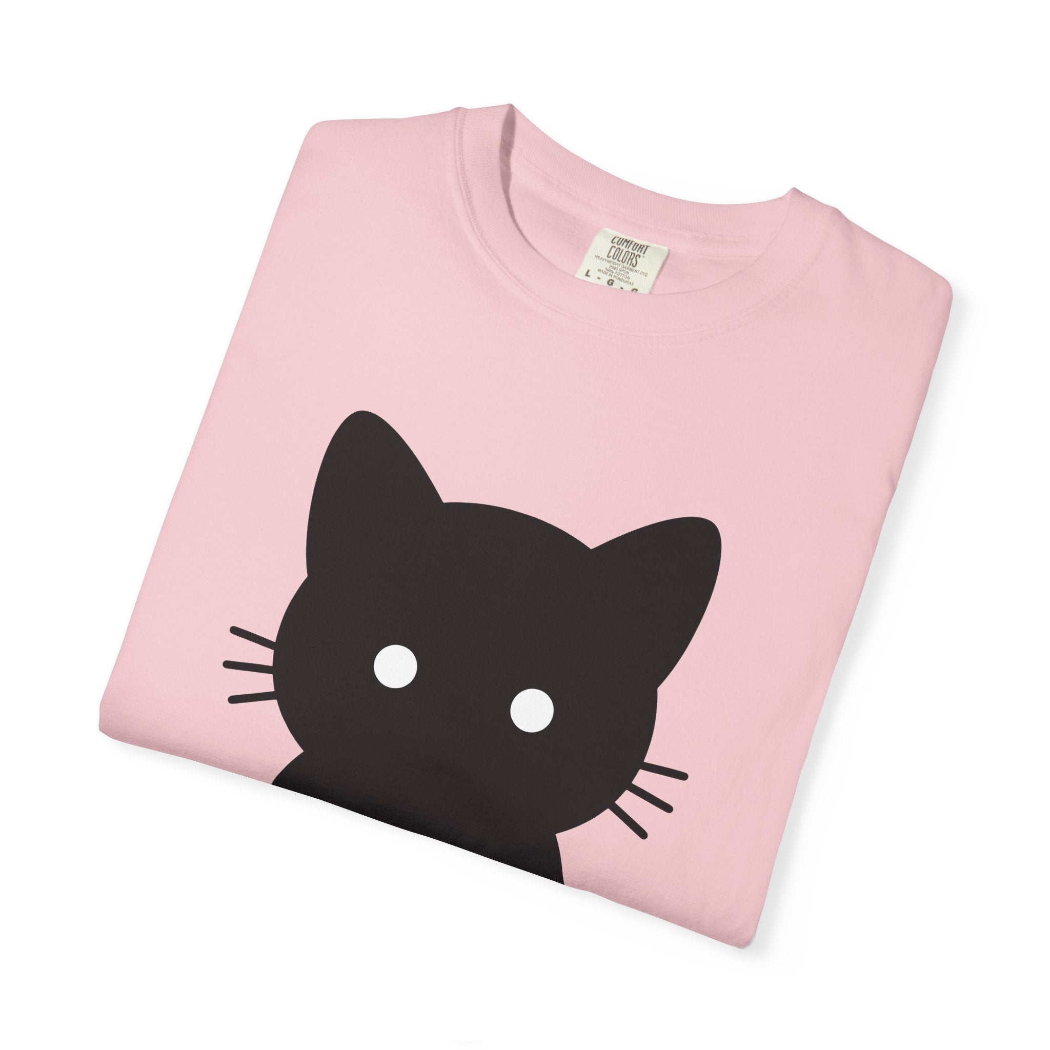 Black Feline Shirt Cat Nature Gift Women Basic Tee Cat T-Shirt Cat Fan Kitten Tshirt Wilderness Graphic Current Mustache Tshirt