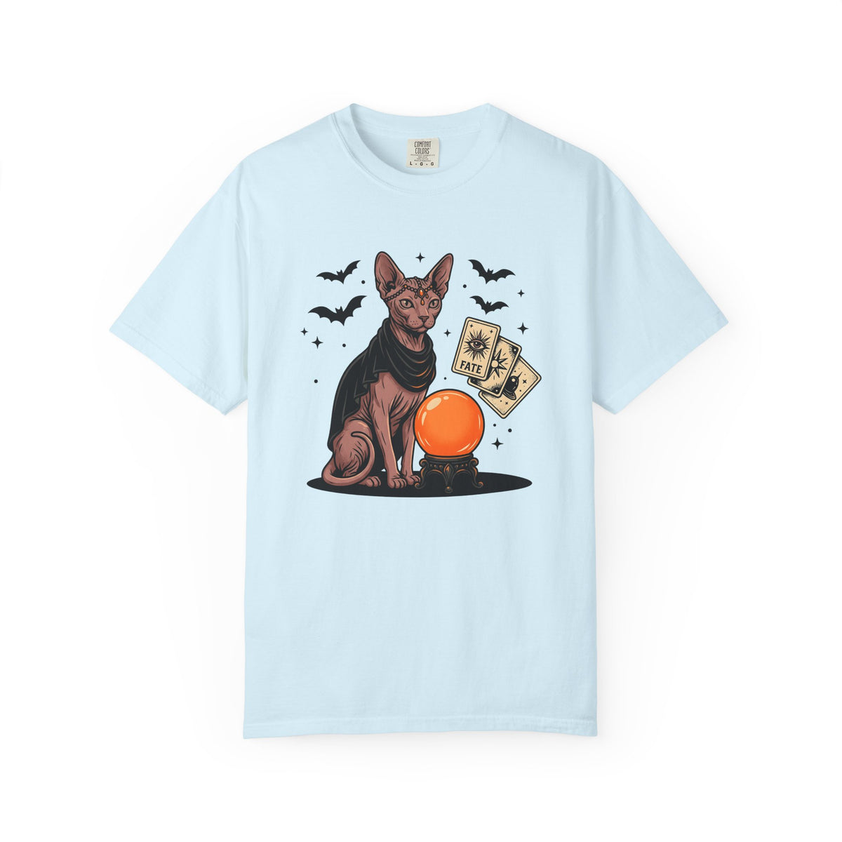 Hairless Cat Shirt Halloween Mysticism Unisex Gift Spooky Tee Sphynx T-Shirt