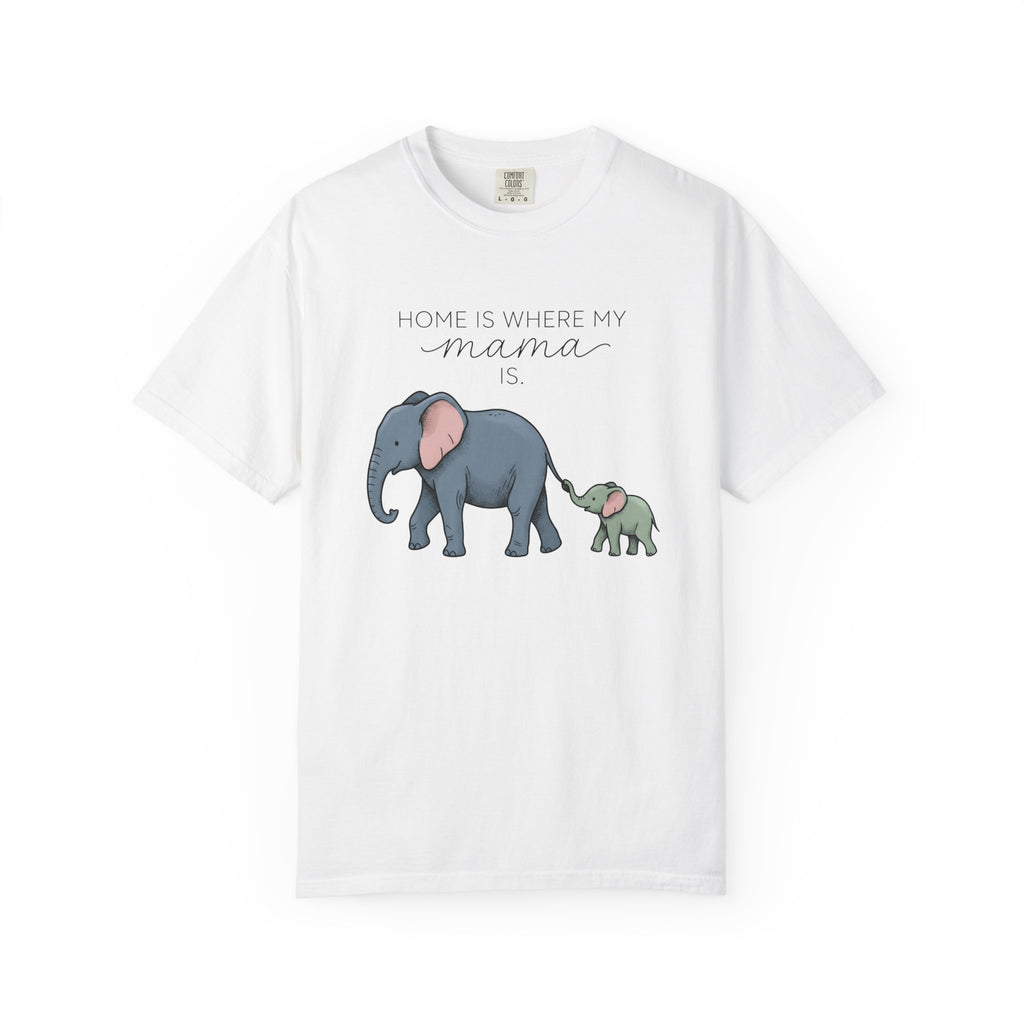 Elephant Herd Shirt Moms Wildlife Gift Women Adorable Tee Pachyderm T-Shirt Mother Fan Wildlife Conservation Graphic Tshirt Sketch Baby