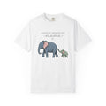 Elephant Herd Shirt Moms Wildlife Gift Women Adorable Tee Pachyderm T-Shirt Mother Fan Wildlife Conservation Graphic Tshirt Sketch Baby