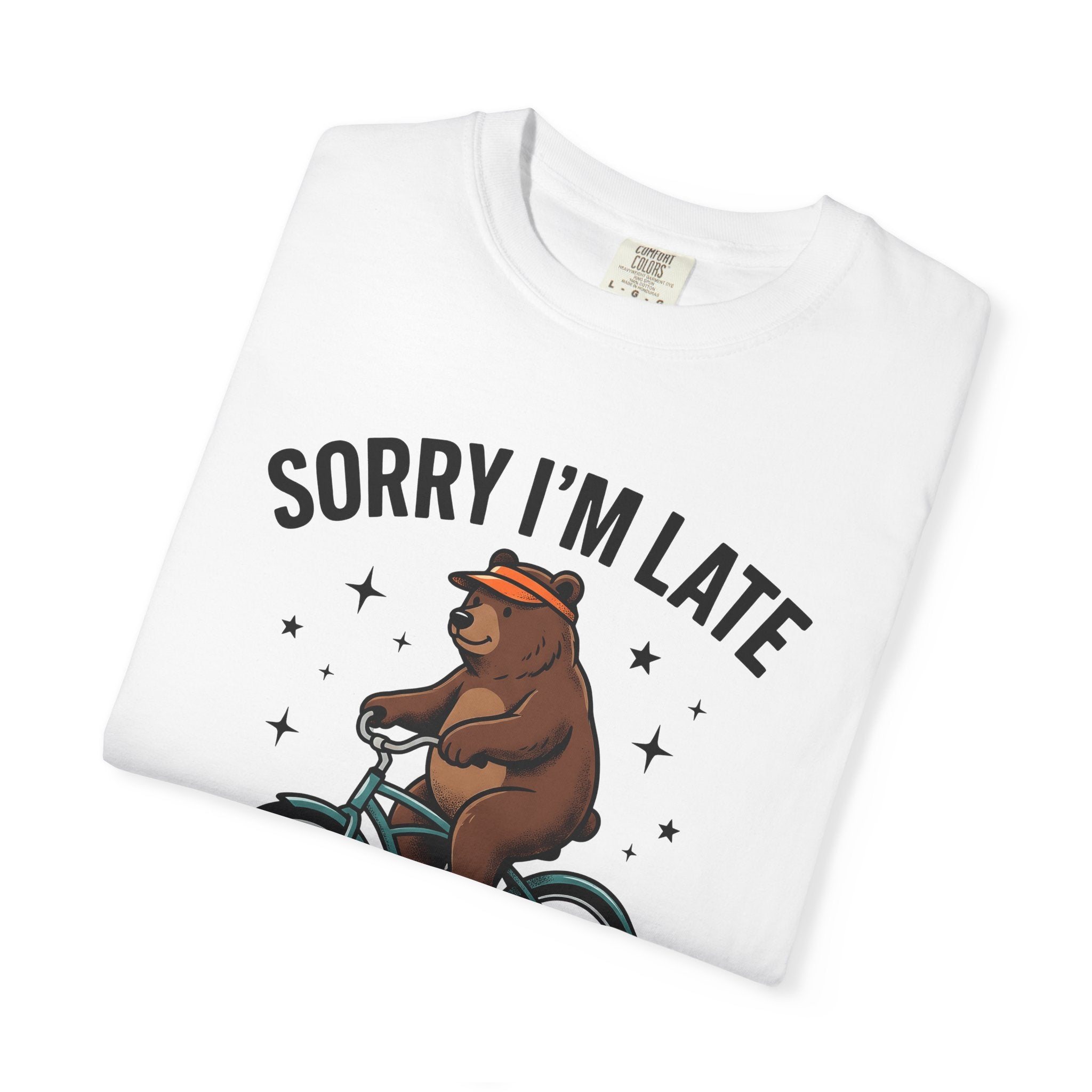 Bear Bike Shirt Funny Wildlife Gift Women Comic Tee Bear T-Shirt Humor Fan Cartoon Tshirt Wildlife Graphic Vintage Star Shapes Tshirt