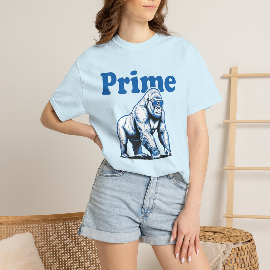 Gorilla Shades Shirt Animals Comedy Gift Women Modern Graphic Tee Monkey T-Shirt Wildlife Fan Ape Graphic Humor Illustration Vintage Glasses