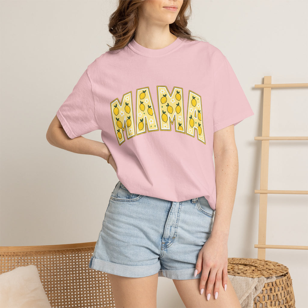 Lemon Design Shirt Moms Holiday Gift Women Whimsical Tee Citrus T-Shirt Mother Fan Vintage Tshirt Celebration Graphic Classic Flower Bouquet