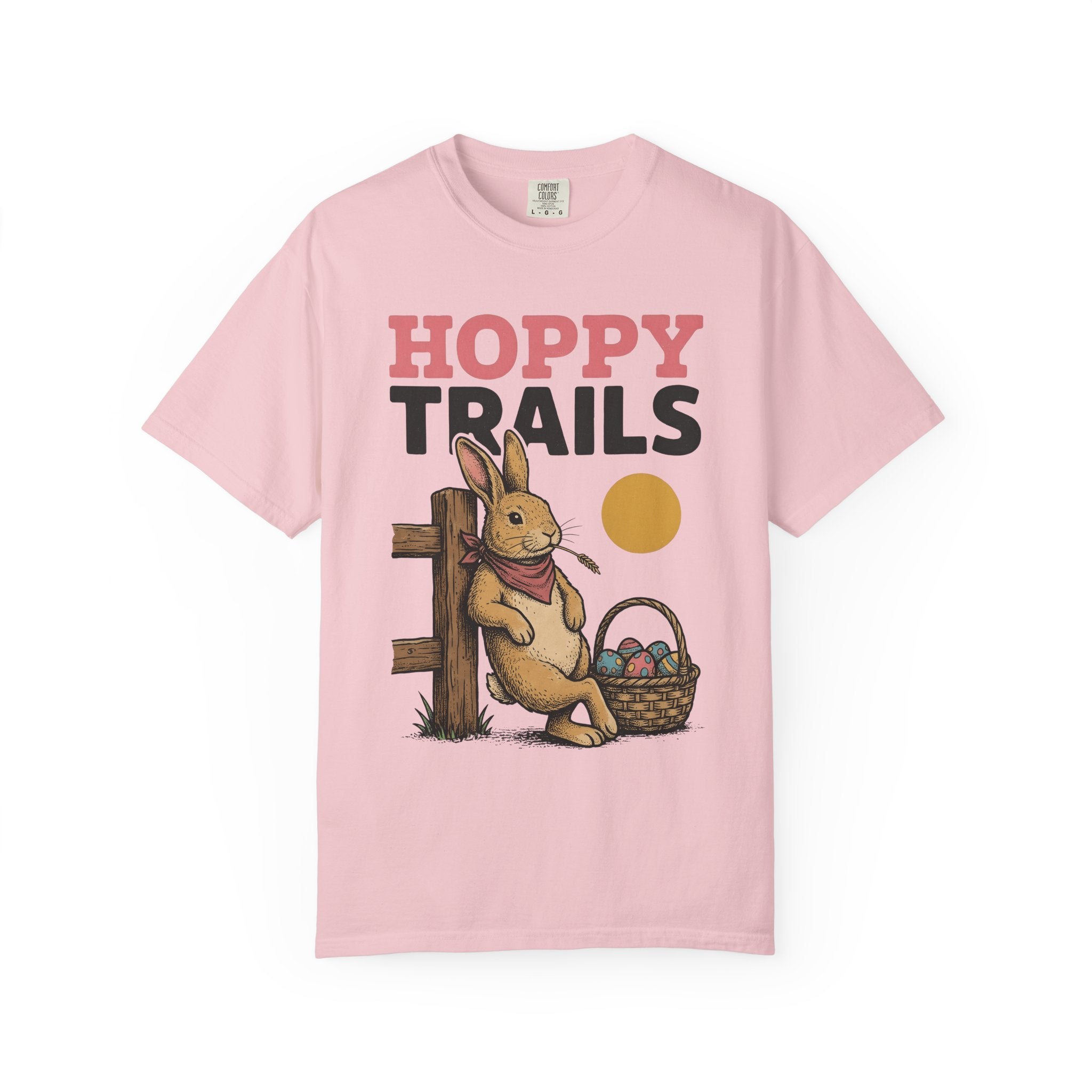Bunny Illustration Shirt Easter Wildlife Gift Women Rustic Tee Rabbit T-Shirt Easter Fan Cottontail Tshirt Wildlife Graphic Line Art Egg