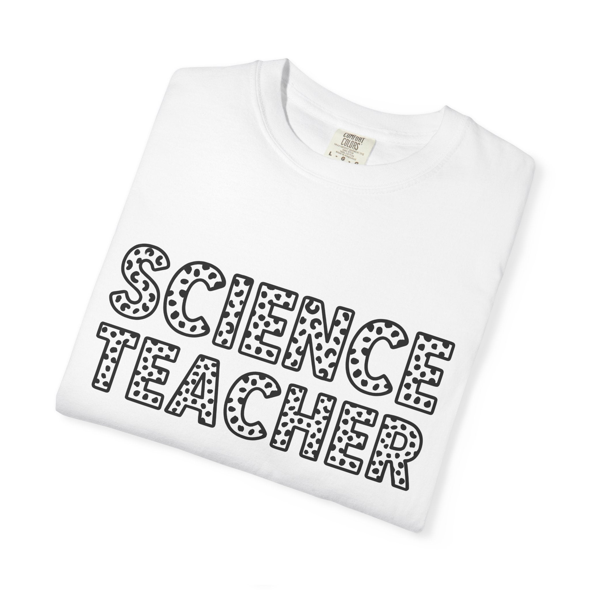 Bright Polka Text Shirt Teacher School Gift Women Fun Tee Typography T-Shirt Educator Enthusiast Whimsical Tshirt Classroom Graphic Vintage