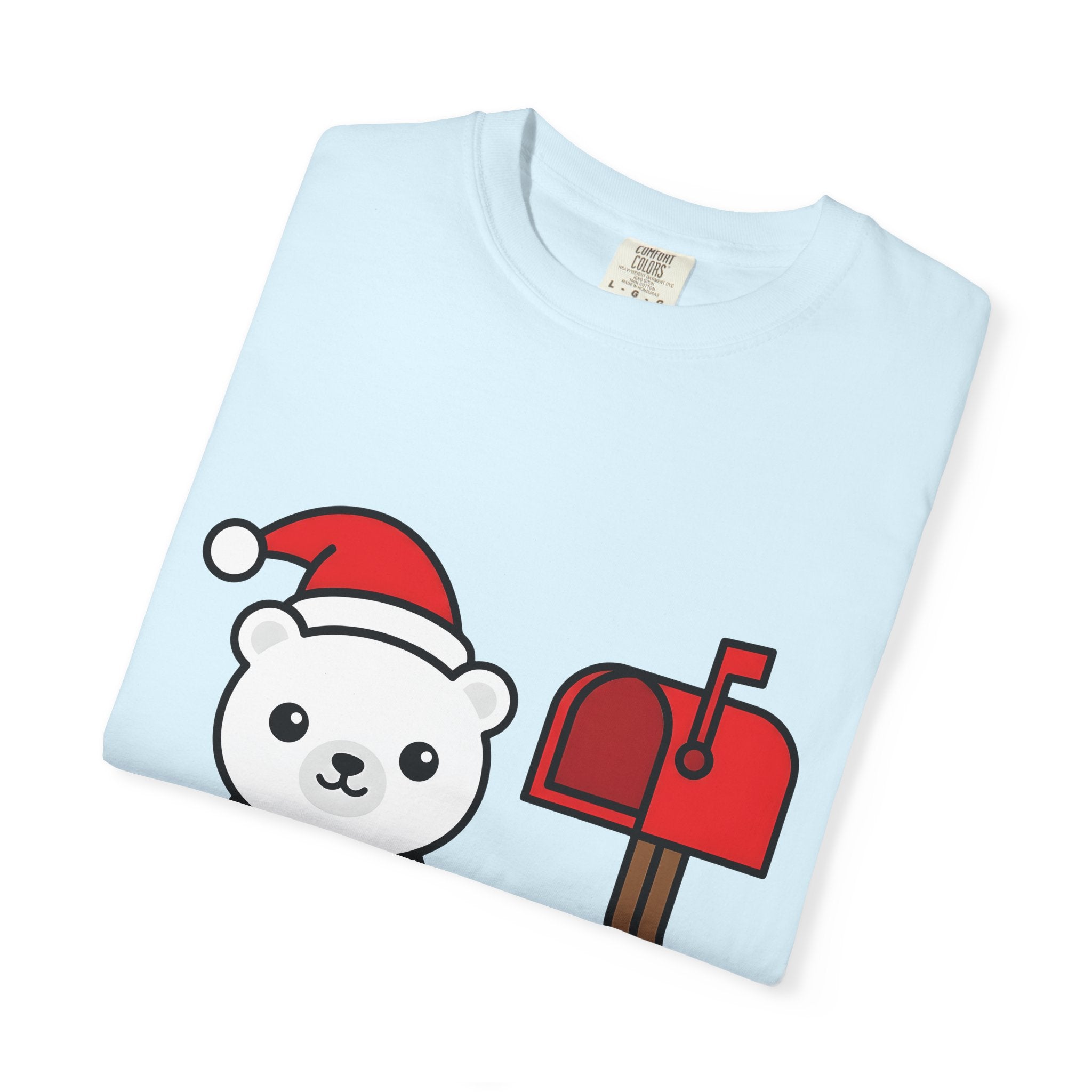 White Bear Shirt Christmas Pets Gift Women Adorable Tee Polar Bear T-Shirt Xmas Fan Animal Graphic Tshirt Clean Letterbox Tshirt