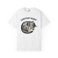 Sleeping Kitten Shirt Cat Pet Gift Women Sketch Tee Kitten T-Shirt Cat Fan Drawing Graphic Pet Design Retro Pattern Tshirt
