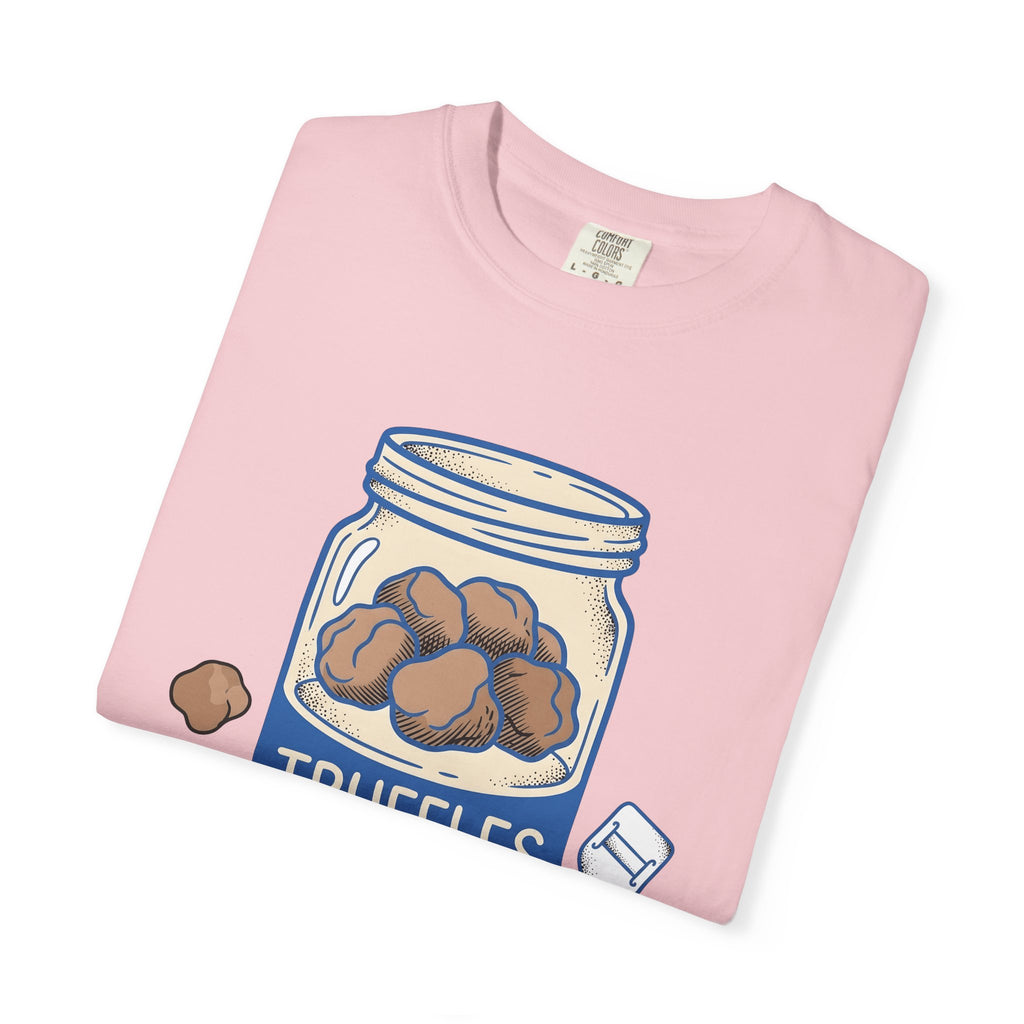 Truffle Bottle Shirt Foraging Gastronomy Gift Women Cartoon Tee Truffle Jar T-Shirt Forager Fan Truffle Illustration Foodie Graphic Classic