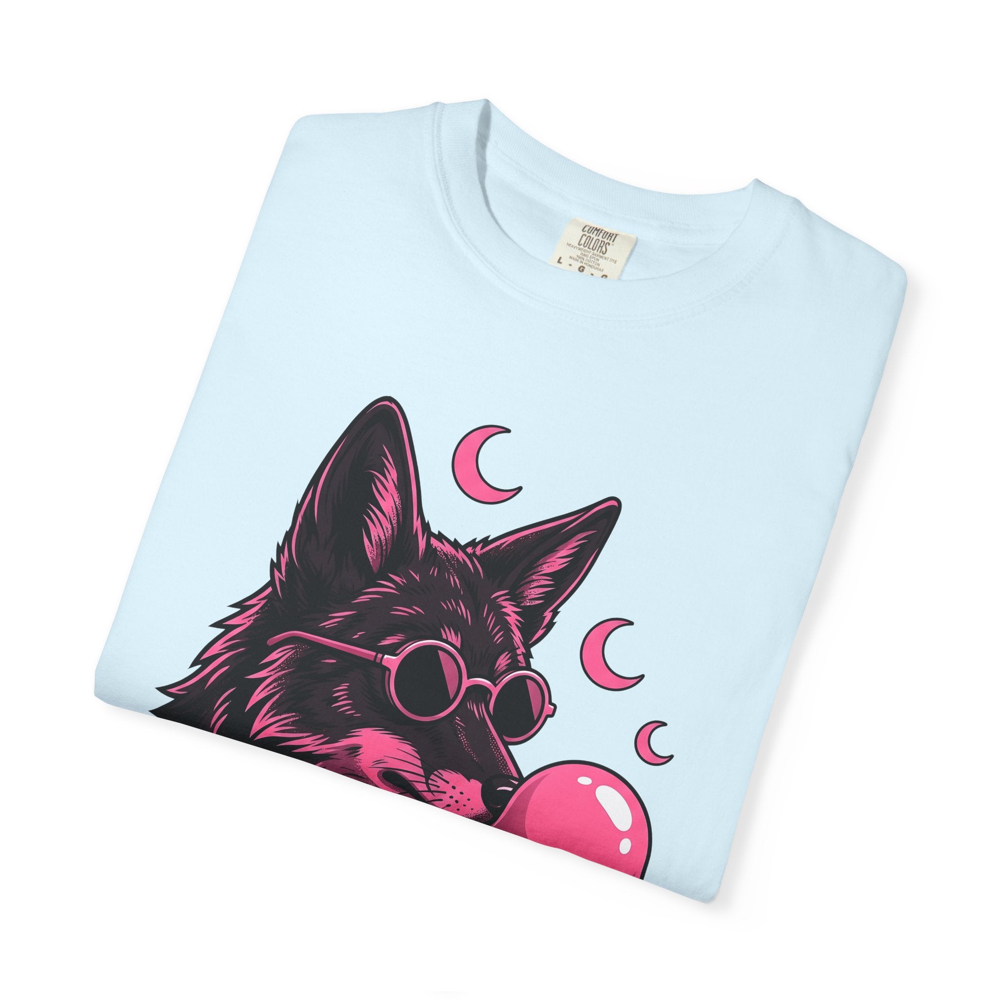 Wolf Sunglasses Shirt Cowgirl Western Gift Women Pop Art Tee Cool Shades T-Shirt Rodeo Fan Vintage Graphic Tshirt Retro Bubblegum Tshirt