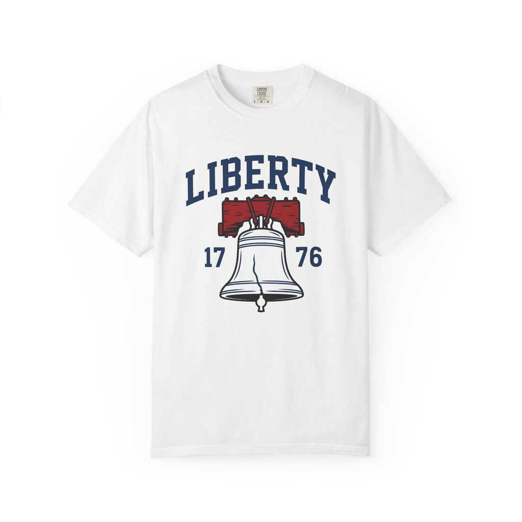 Liberty Chime Shirt 4th Of July Nationalism Gift Women Heritage Tee Liberty Bell T-Shirt Fireworks Fan Patriotic Tshirt Patriot Graphic