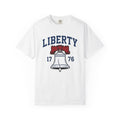 Liberty Chime Shirt 4th Of July Nationalism Gift Women Heritage Tee Liberty Bell T-Shirt Fireworks Fan Patriotic Tshirt Patriot Graphic