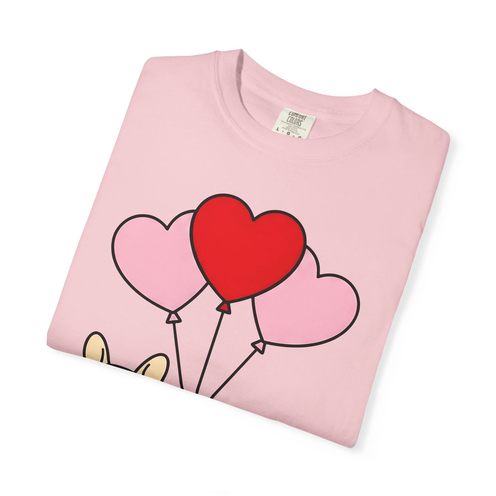 French Bulldog Shirt St. Valentine's Day Puppies Gift Women Doodle Tee Bouledogue T-Shirt Valentine Fan Hand Drawn Tshirt Puppy Graphic