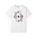 Koi Fish Shirt Animals Astrology Gift Women Neo Traditional Tee Carp T-Shirt Pet Fan Japanese Tshirt Zodiac Graphic Line Art Star Symbols