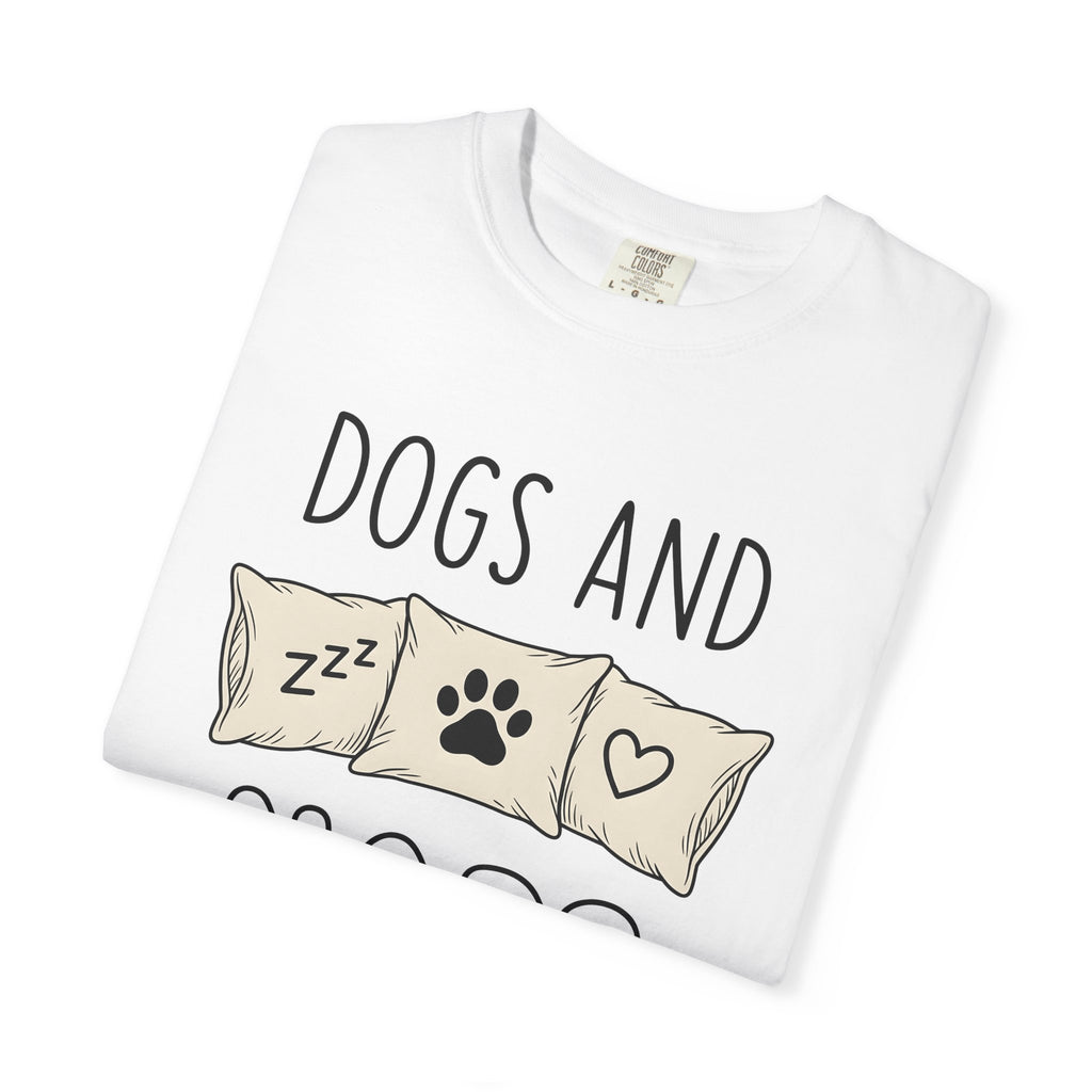 Dog Paw Pillow Shirt Dog Home Gift Women Doodle Tee Paw Pillow T-Shirt Dog Fan Hand Drawn Tshirt Home Decor Graphic Minimalist Heart Tshirt