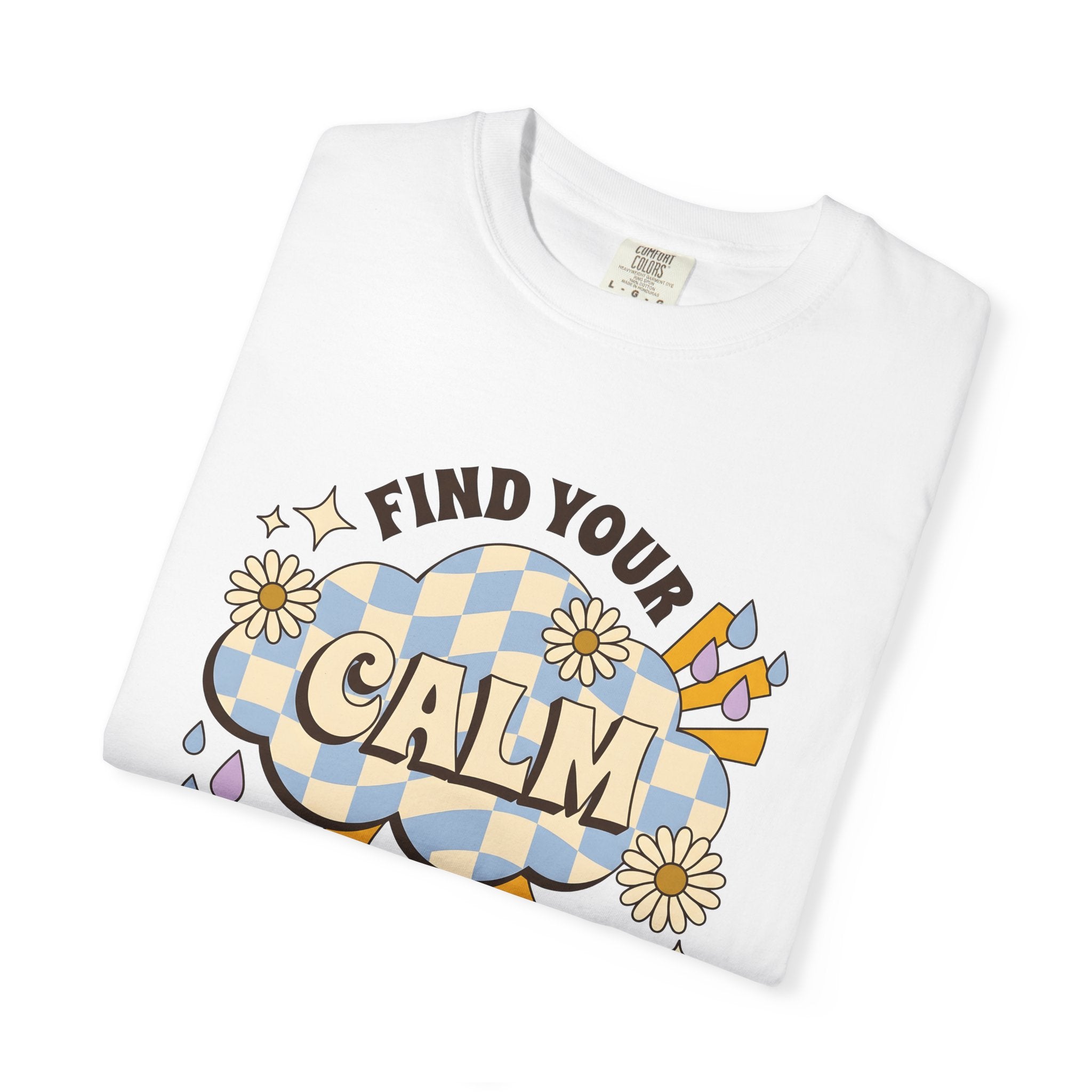 Tartan Cloud Shirt Self Care Wellness Gift Women Classic Tee Plaid Cloud T-Shirt Wellness Enthusiast Vintage Tshirt Health Graphic Outline